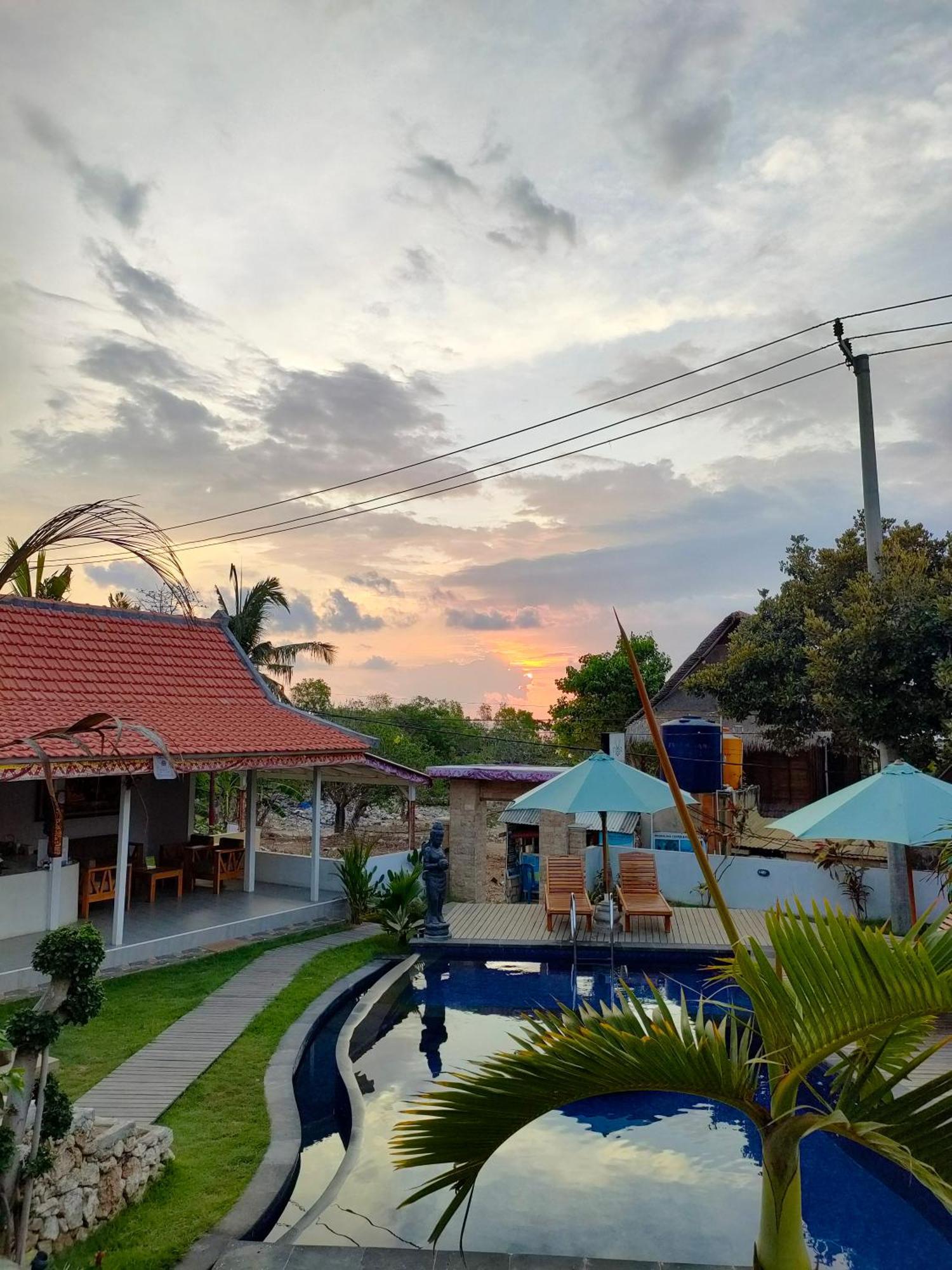 Blue Sky Villa Ceningan Lembongan Eksteriør billede
