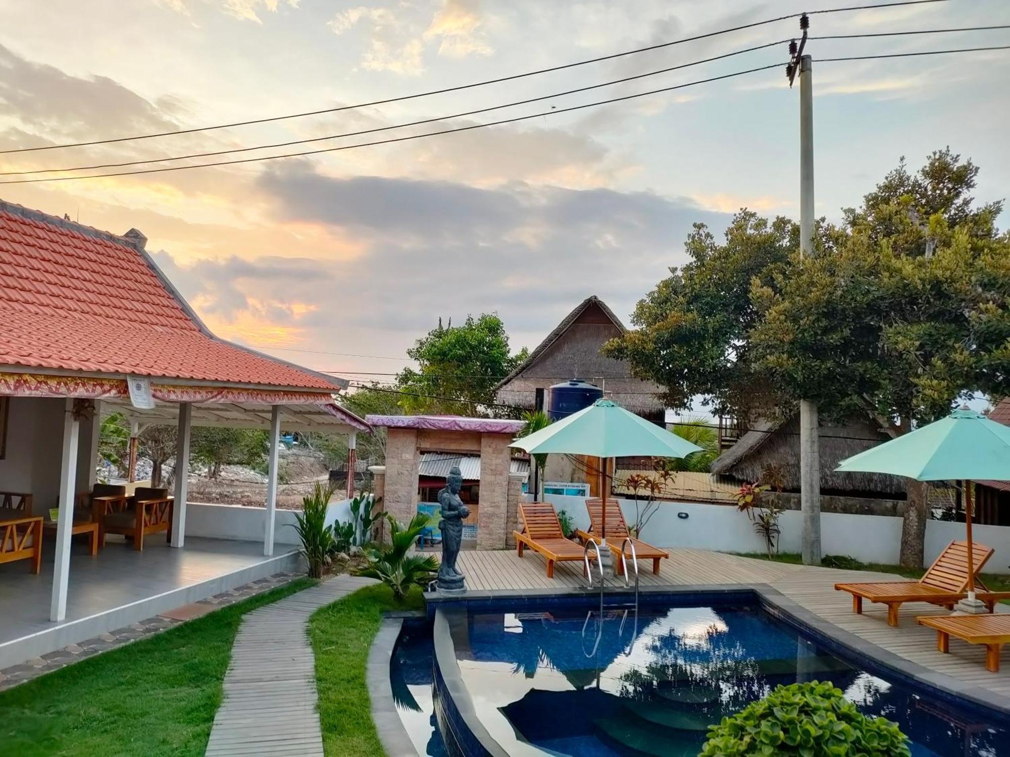 Blue Sky Villa Ceningan Lembongan Eksteriør billede