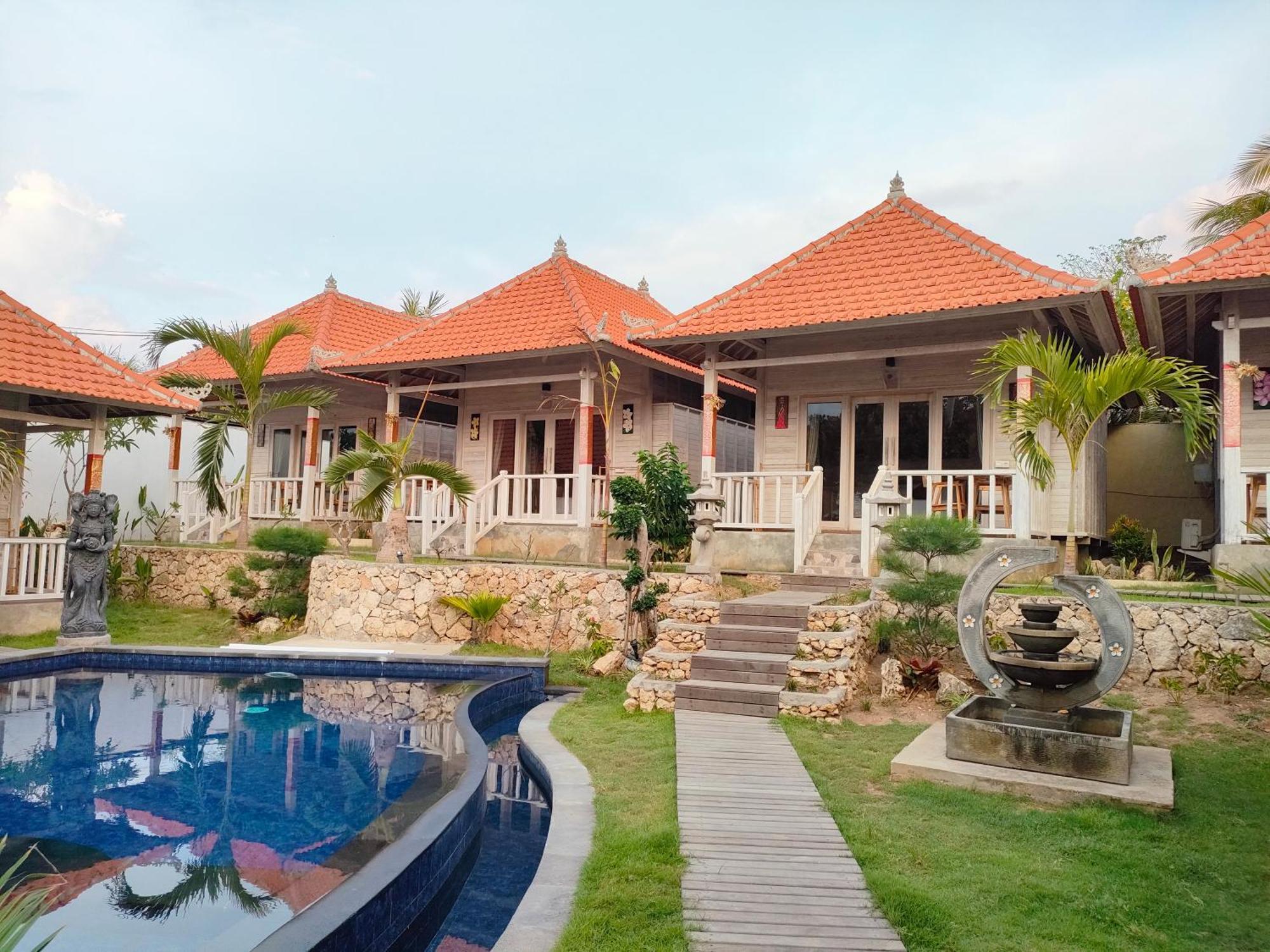 Blue Sky Villa Ceningan Lembongan Eksteriør billede