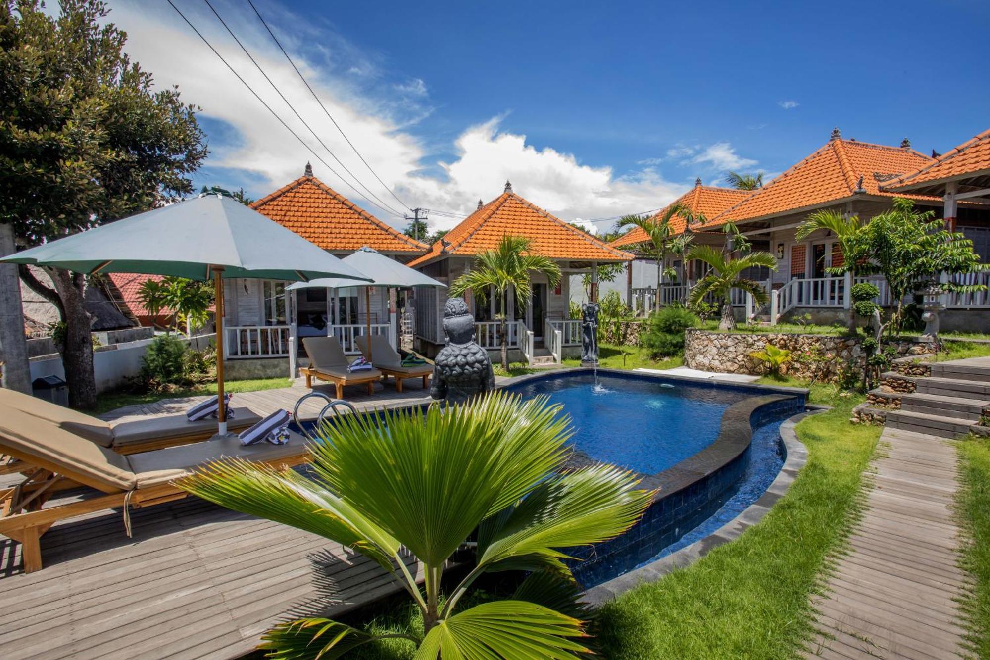 Blue Sky Villa Ceningan Lembongan Eksteriør billede