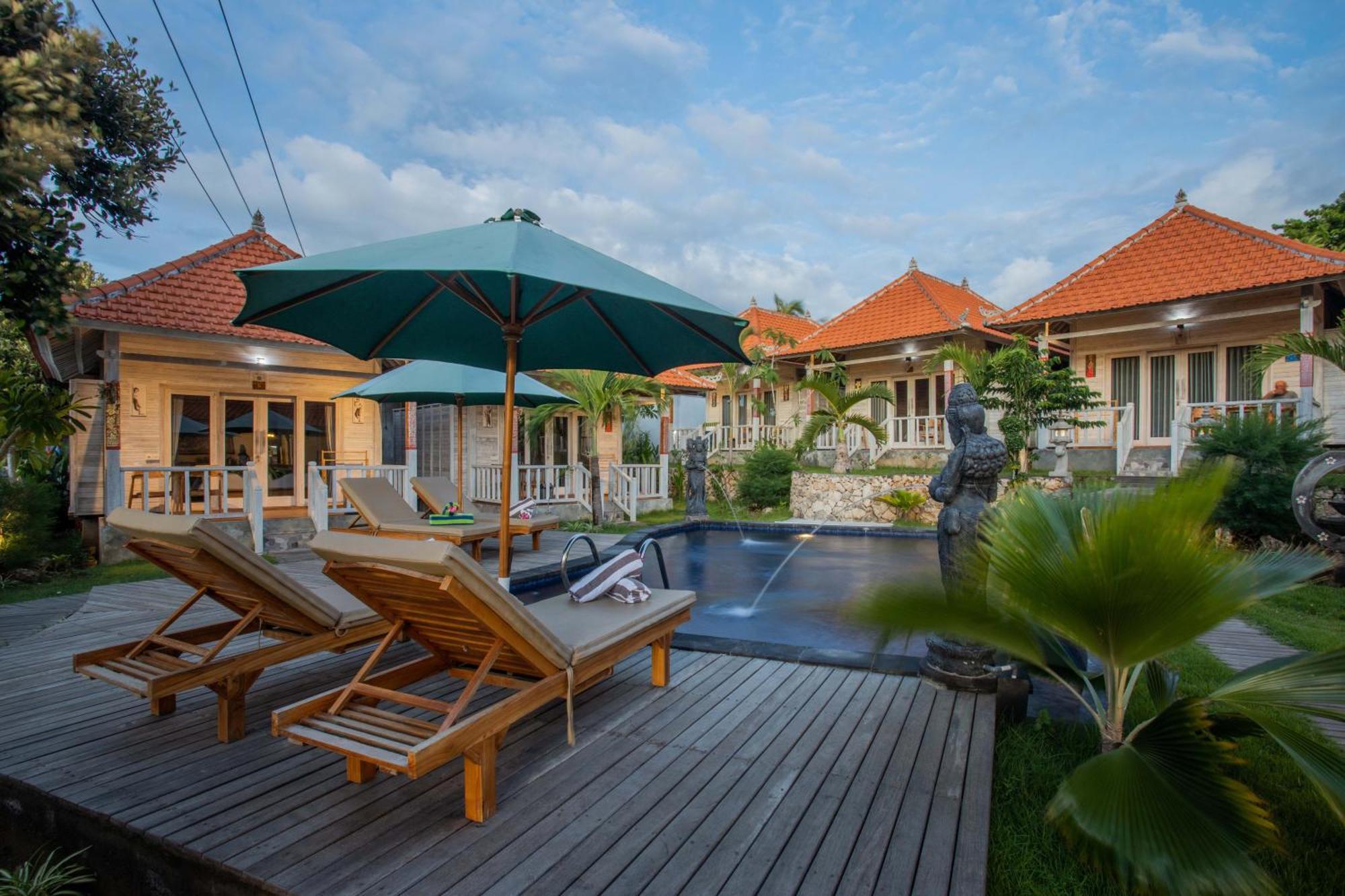 Blue Sky Villa Ceningan Lembongan Eksteriør billede