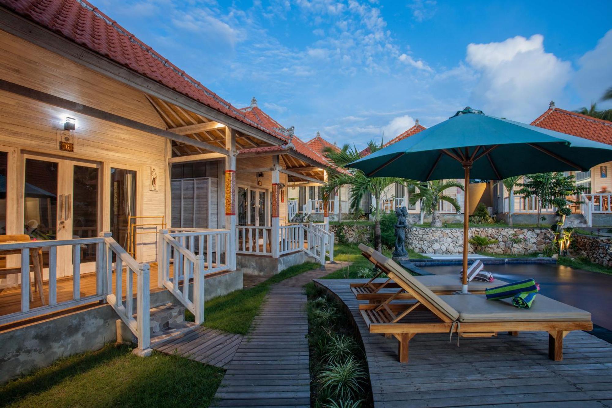 Blue Sky Villa Ceningan Lembongan Eksteriør billede