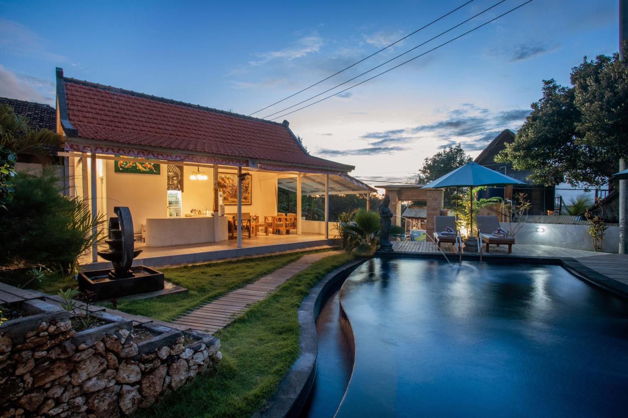 Blue Sky Villa Ceningan Lembongan Eksteriør billede
