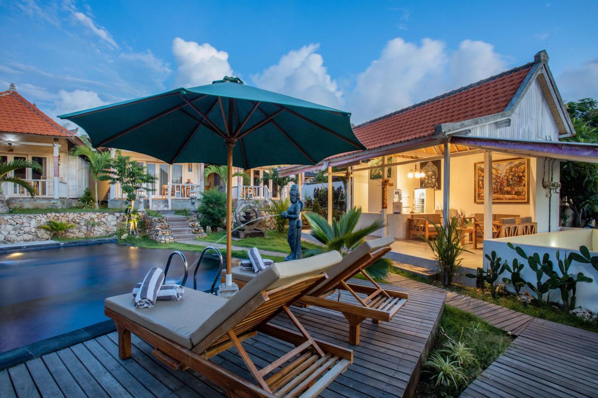 Blue Sky Villa Ceningan Lembongan Eksteriør billede