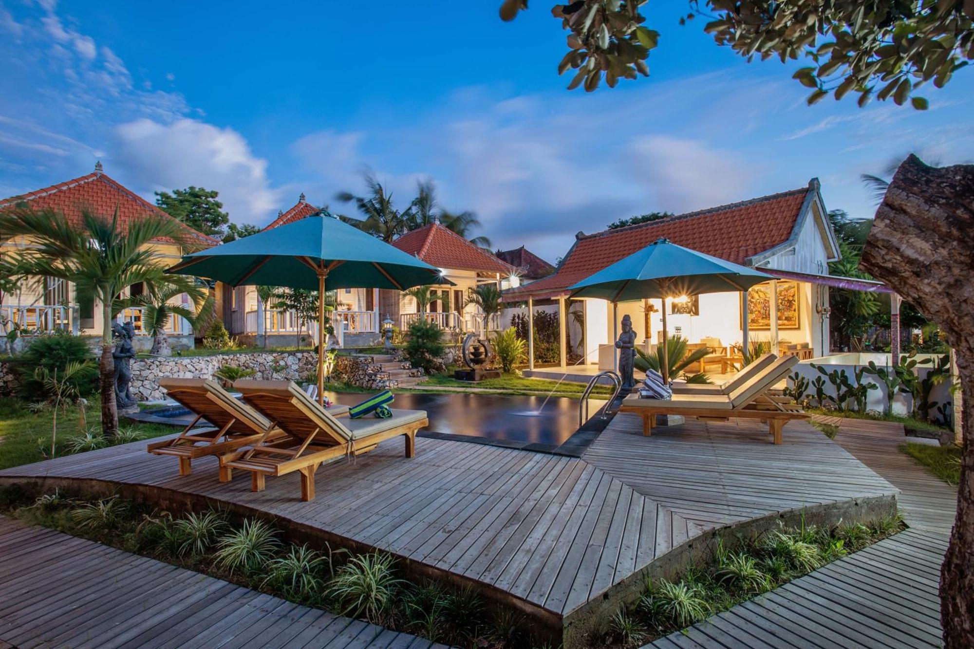 Blue Sky Villa Ceningan Lembongan Eksteriør billede